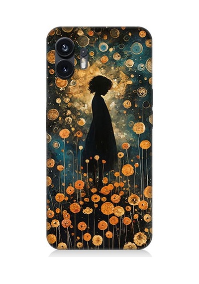 Nothing Phone 2 Yalnız Kadın Desenli Silikon Kılıf