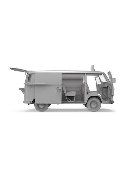 Ak 35024 1/35 Ölçek, 1967 T2 Vw Van, Plastik Model Kiti