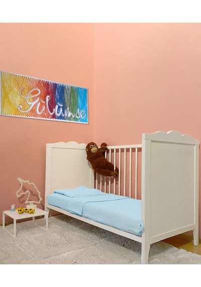 Joyous Mom Kids Bürümcük Müslin Bebek Nevresim Takımı Organik Bebek Uyku Set Mavi