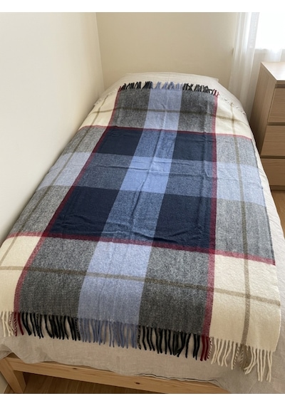 Gençev Home %100 Saf Yün Scotch Battaniye Tek Kişilik 160 x 220