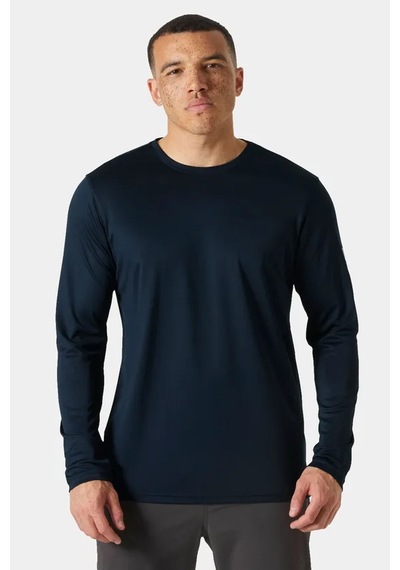 Helly Hansen Hh Tech Crew Ls 2.0 Uv Üst Hha.49582 597 Lacivert