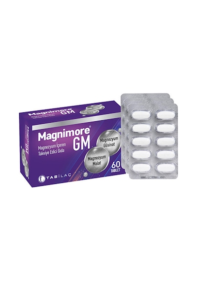 Magnimore Gm Magnezyum Içeren Takviye Edici Gıda 60 Tablet