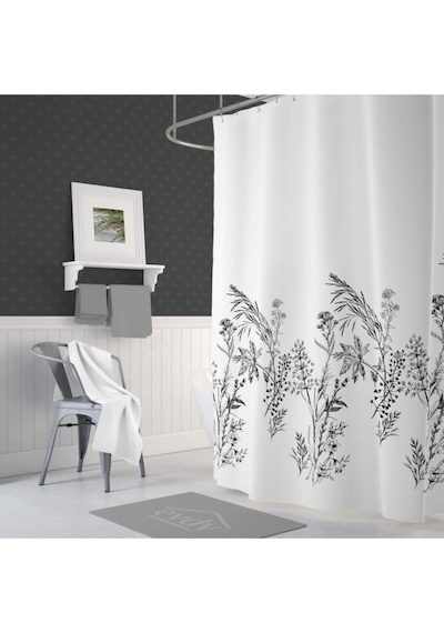 Prado Funda Banyo Perdesi Duş Perdesi 180x200cm Çok Renkli