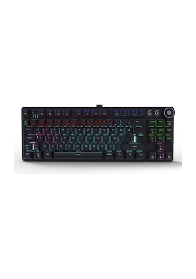 Gamebooster Ryba Rainbow Red Switch Triple Mode Siyah Mekanik Gaming Klavye Gamebooster Ryba Rainbow Red Switch Triple Mode Siyah Mekanik Gaming Klavye