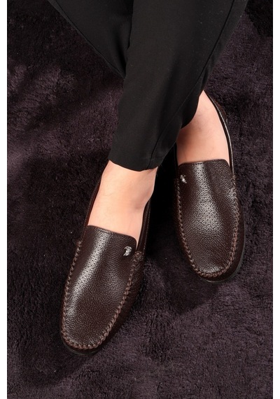 Fruga Hakiki Deri Erkek Günlük Ayakkabı, Loafer Ayakkabı, Hafif Ayakkabı, Deri Loafer Ayakkabı