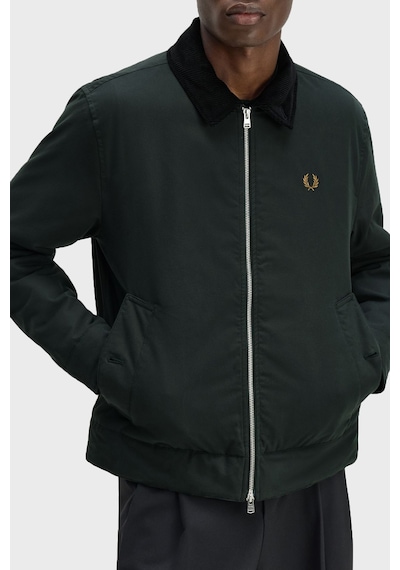 Fred Perry Pamuklu Regular Fit Kadife Yaka Logolu Mont Unisex Mont J8535 Q20 Koyu Yeşil Fred Perry Pamuklu Regular Fit Kadife Yaka Logolu Mont Unisex Mont J8535 Q20 Koyu Yeşil