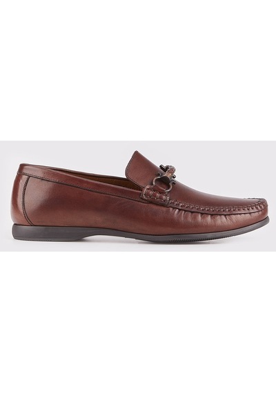 Cabani Hakiki Deri Kahverengi Erkek Loafer Ayakkabı Kahverengi (521647192) Kahverengi