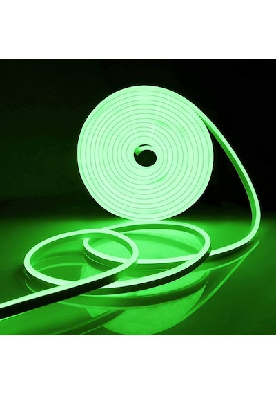 12v Neon Şerit Led Yeşil Işık