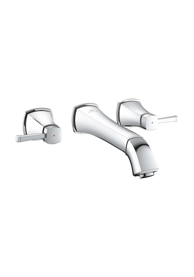 Grohe Grandera 3 Delikli Duvardan Lavabo Bataryası L-Boyut - 20623000 Gümüş