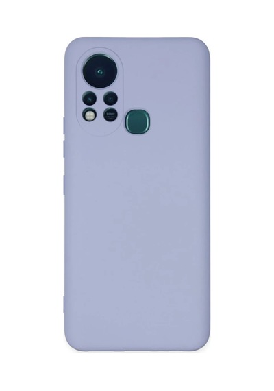 İnfinix Hot 11s Uyumlu Kılıf Nano İçi Kadife Silikon - Lila