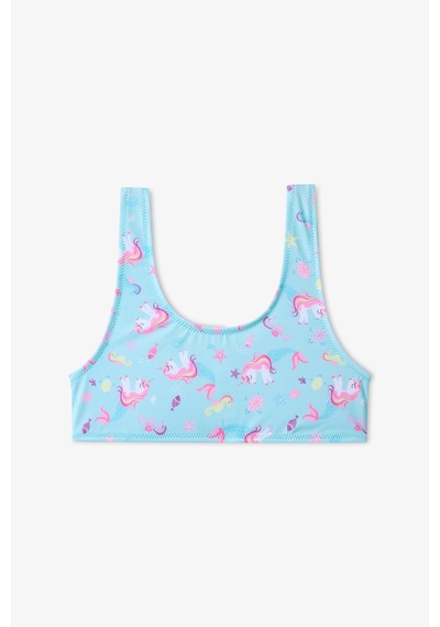 Penti Renkli Kız Çocuk Unimermaid Halter Bikini Takımı