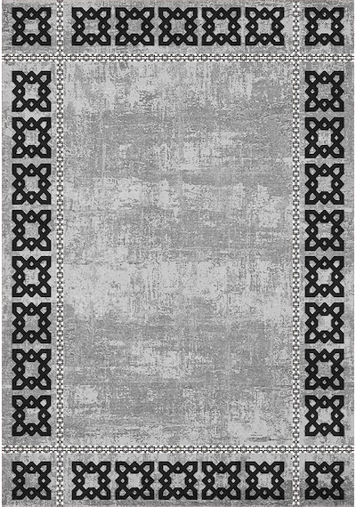 Eliana Home Dijital Baskı Yıkanabilir Kaymaz Taban Salon Halısı Ve Yolluk Rvg0820-fnl30 Gri
