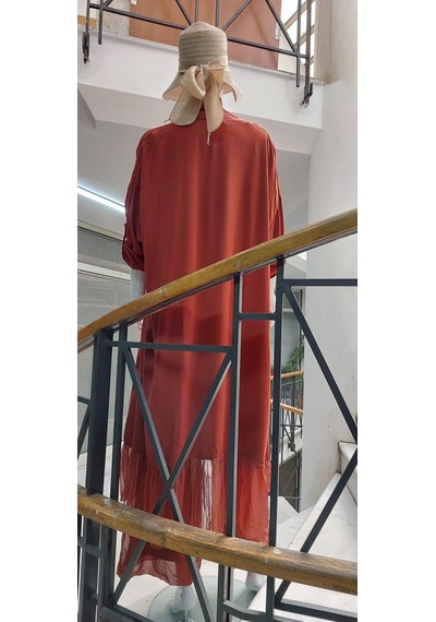 Itayan Ipek Detaylı Şallı Kap- Pantolon 2'li Takım Bordo