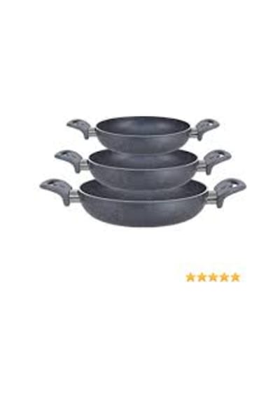 Granit Yumurta Tavası 18 CM Çift Kulp