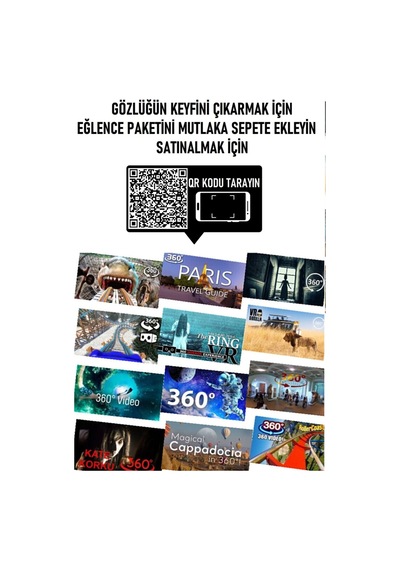 Teknomarketim Vr Kumandalı Sanal Gerçeklik Gözlük Yeni Nesil