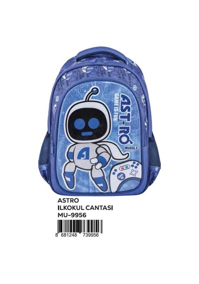 Muggle Okul Çantası Astro Mavi Erkek Öğrenci İlkokul Sırt Çantası