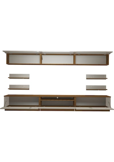 Decoraktiv Trendstyle 8ys Mdf Tv Ünitesi Tv Sehpası Ceviz - Beyaz