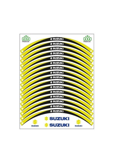 SUZUKİ SARI SİYAH UYUMLU REFLEKTÖRLÜ JANT ŞERİDİ