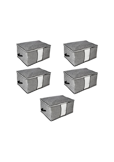 Çok Amaçlı Düzenleyici Kapaklı Sandık Tipi Kutu Hurç Organizer 50 X 40 X 30 Gri Diğer