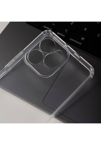 Zore Omix X6 Kılıf 2mm Anti Shock Silikon - Renksiz Renksiz