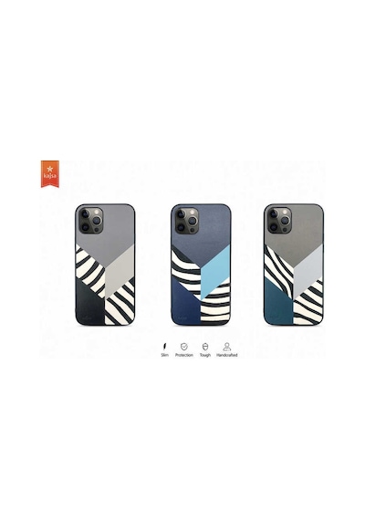 Kajsa Apple Uyumlu iPhone 12 Pro Max Kılıf Kajsa Glamorous Serisi Zebra Combo Kapak ZORE-218994