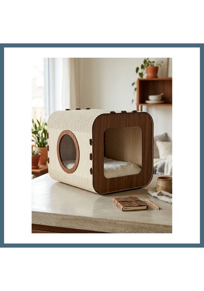 Bezos Özel Tasarım Vista Mdf Kedi Evi Agc