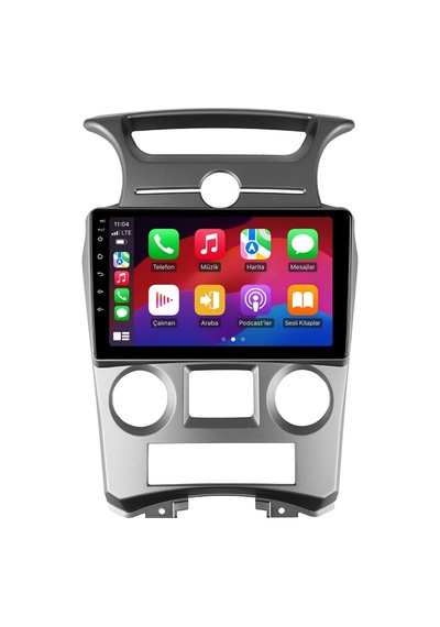 Kia Carens Android Multimedya 2007-2010 Carplay Android Auto Navigasyon Kameralı 4gb Ram 32gb 9"