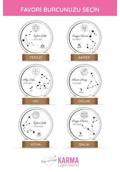 Astroloji Burç Temalı Kişiye Özel Led Gece Lambası Masif Ahşap Tabanlı Usb Kablolu Pleksi Led Gece Lambası Astroloji Burç Temalı Kişiye Özel Led Gece Lambası Masif Ahşap Tabanlı Usb Kablolu Pleksi Led Gece Lambası