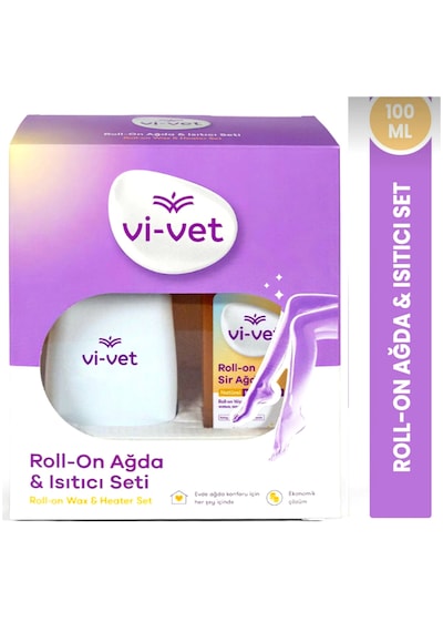 Vi-vet Elektrikli Kartuş Isıtıcılı Roll-on Sir Ağda Makinesi Seti