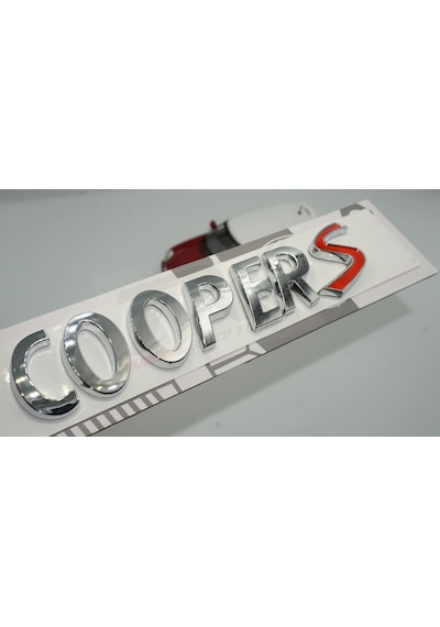 Mini Cooper S Logo Krom Abs Bagaj 3M 3D Yazı Amblem (548707790)