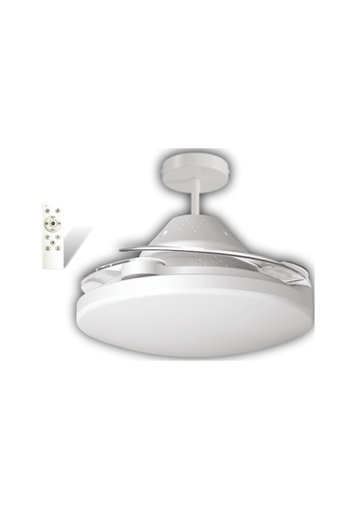 Cata Dolunay Fan Led Ampul Ct-1156 Hayalet Pervaneli Beyaz
