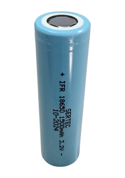 Sertec 3.2v Ifr18650 1500 Mah Lifepo4 Pil