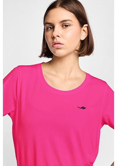 Lescon Kadın Koşu Kısa Kol T-shirt 25b-2015 Fuşya