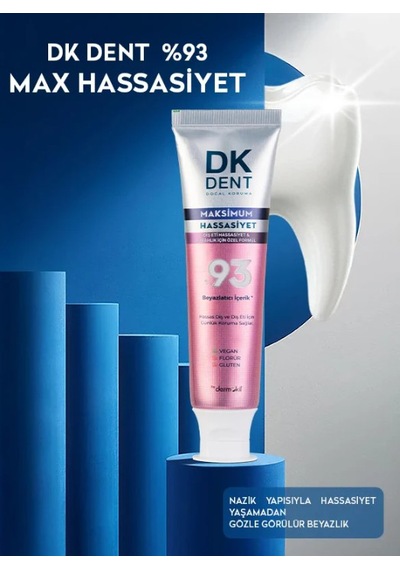 Dkdent %93 Beyazlatıcı Maksimum Hassasiyet Diş Macunu 2x75 Ml Diş Hassasiyeti