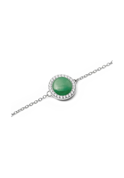 Audrey Bracelet Jade Silver Gümüş