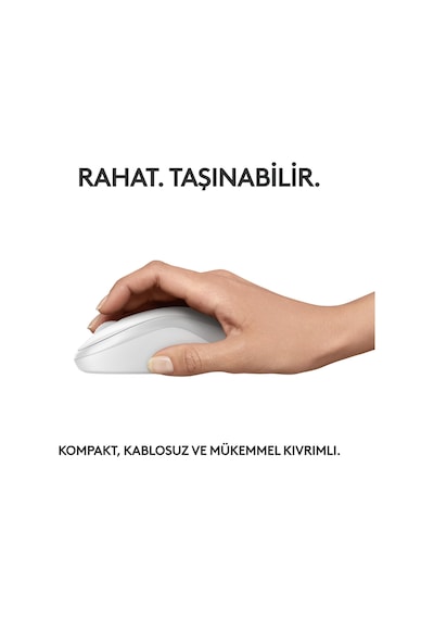 Logitech M240 Sessiz Kompakt Bluetooth Kablosuz Optik Mouse