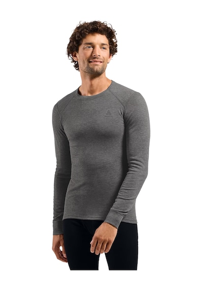 Odlo Odlo Active Warm Bl Top Crew Neck L/s Erkek Gri İçlik Üst 5504 Gri