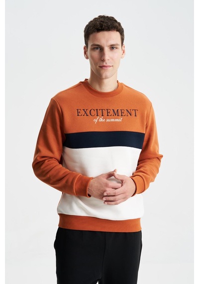 AR-MA Arma Erkek Regular Fit Yazılı Baskılı Bisiklet Yaka Sweatshirt 001