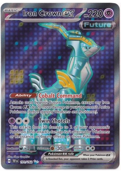 Iron Crown Ex 191 - Pokemon Temporal Forces - Pokemon Kartı Mint