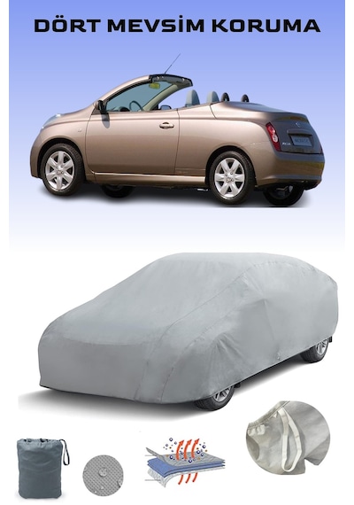 Nıssan Micra C+c 2005 - 2008 Araba Brandası Oto Branda Gri