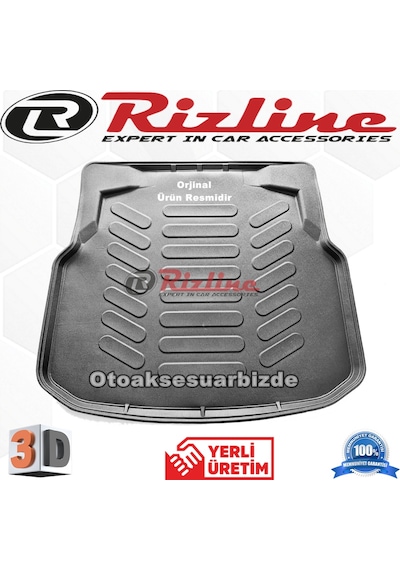 Mercedes C180 3D Bagaj Havuz Paspası W204 2007-2014 Arası Rizline N11.12062