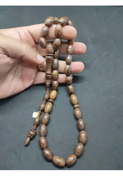 Hali L Hi Lmi Usta Eseri İri Boy Tesbi H Ağacı Meli A Azedara Açık Gri