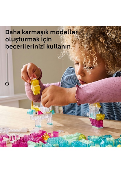 LEGO® Classic Sihirli Saydam Kutu 11040 - 5 Yaş ve Üzeri Çocuklar için Yaratıcı Oyuncak Yapım Seti (340 Parça)