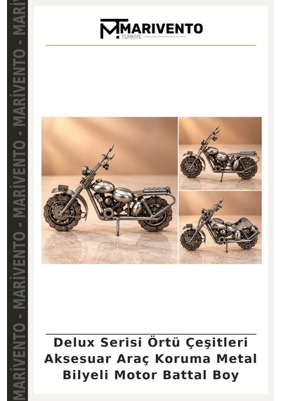Delux Serisi Örtü Çeşitleri Aksesuar Araç Koruma Metal Bilyeli Motor Battal Boy