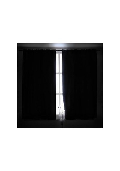 Blackout Karartma Güneşlik Fon Pilesiz Tek Kanat,siyah 100 X 200 Çok Renkli