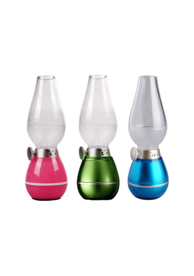 Led Lamba Şarjlı Şık Tasarım Gece Okuma Lambası Siyah