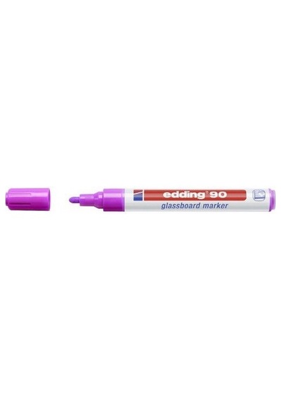 Edding 90 Cam Yazı Tahtası Kalemi Mor N11.1705