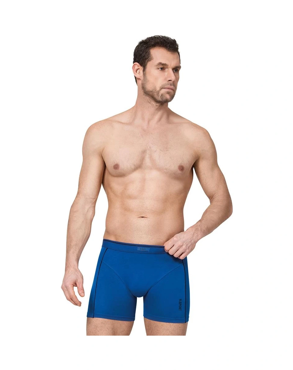 Namaldı 197 Erkek Modal Biyeli Boxer Beyaz