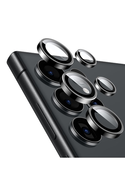Galaxy Uyumlu S24 Ultra Ipg Kamera Lens Koruyucu Alüminyum - Uzay Gri