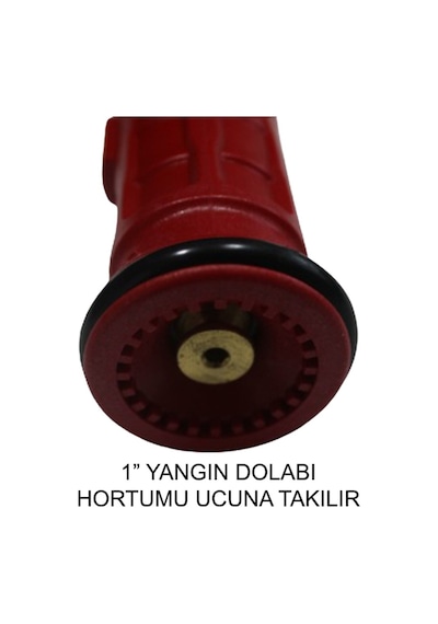 1 Sis Nozul Yangın Dolap Lansı Plastik Malzeme Sis Başlığı Yangın Tüpü